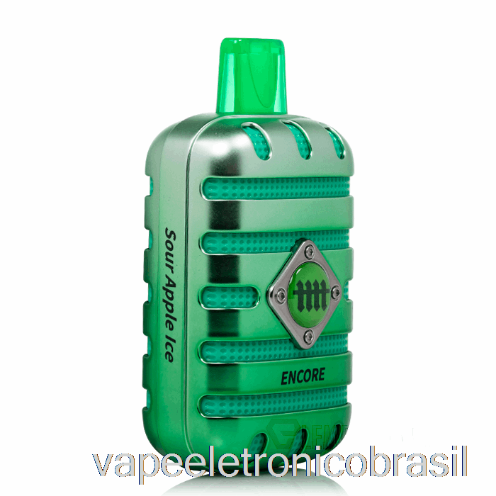 Vape Eletrônico Que Aquele Encore 6500 Descartável Sour Apple Ice